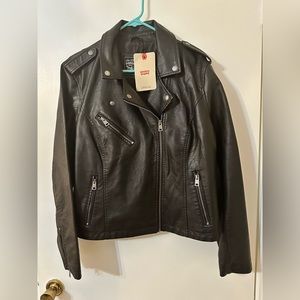 Levi faux leather jacket